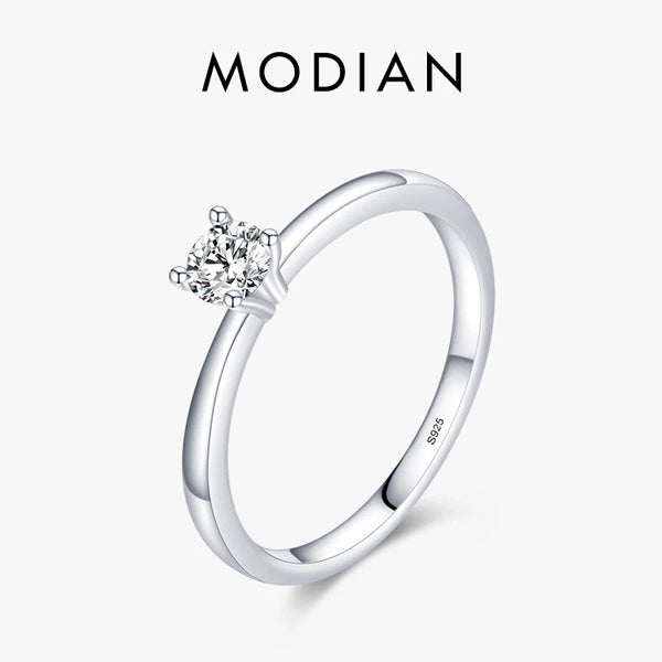 925 Sterling Silver Diamond Ring