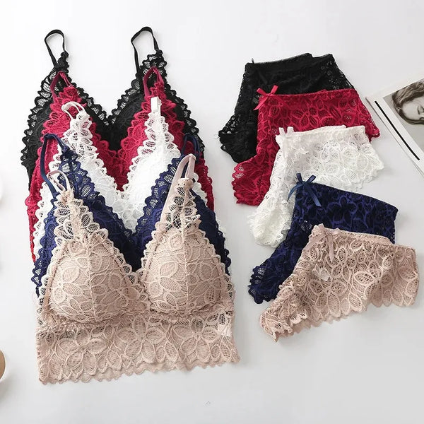 Sexy Lace Women Underwear Set