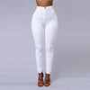Solid Color Skinny Jeans